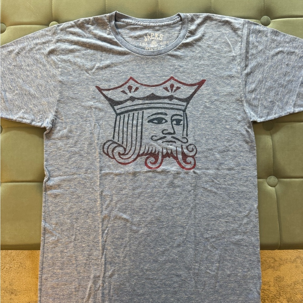 Jack by BB Dakota Gray Graphic Tee - Short Sleeve